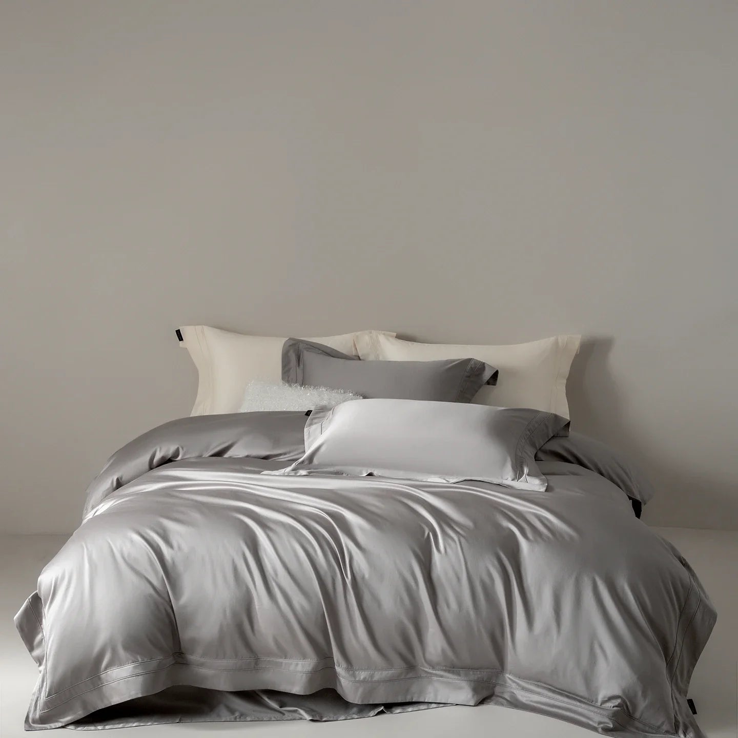 Premium 1000TC Egyptian Cotton Luxury Solid Color Simple Hotel Style Bedding Set