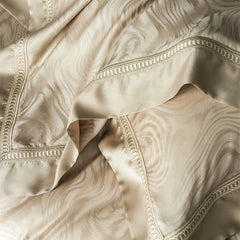 1000TC Egyptian Cotton Soft Silky Jacquard Embroidery Luxury Bedding Set