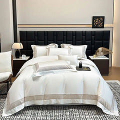 600TC Egyptian Cotton Luxury Embroidery Hotel Style Bedding Set