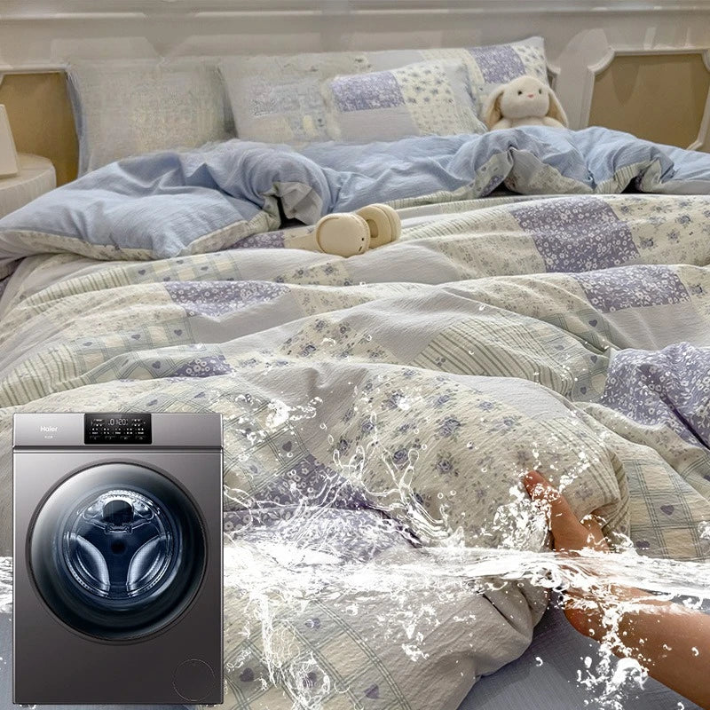 Korean Double Layer Gauze Bedding Set