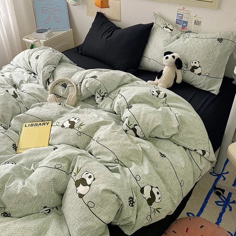 Korean Cute Girls Bedding Sets