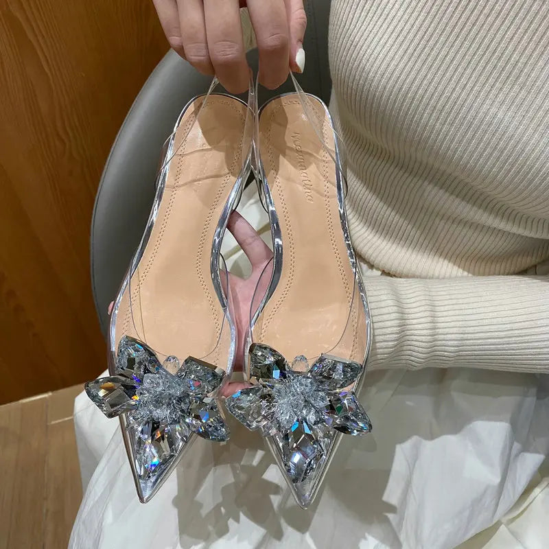Silver Baotou Sandals