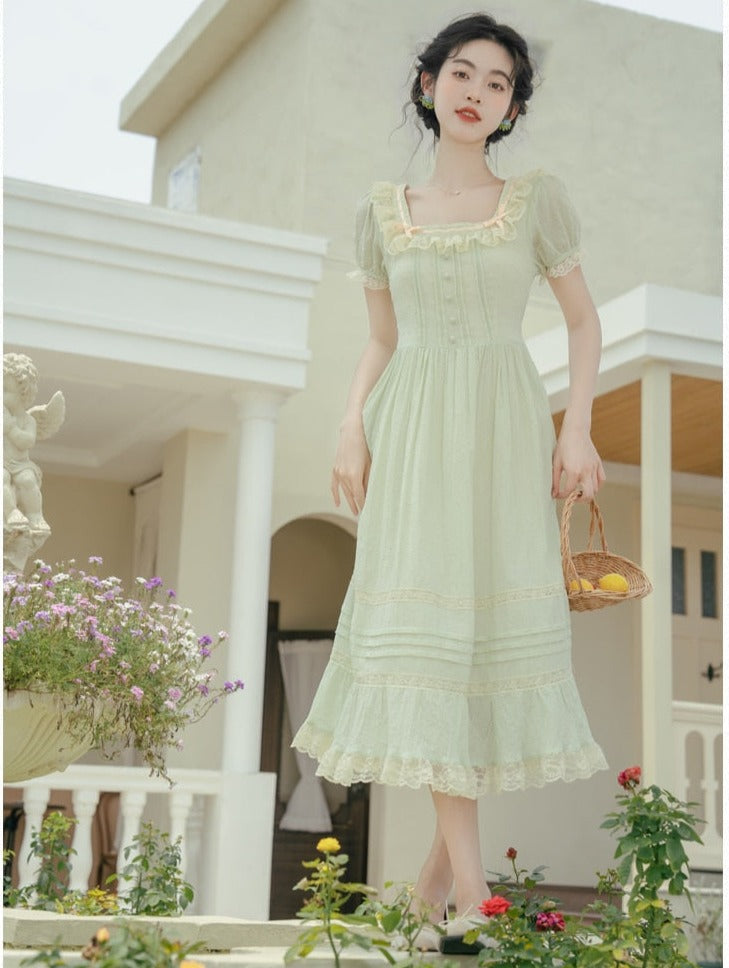 Cozy Garden Cottagecore Dress