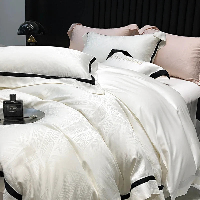 Luxury Satin Jacquard Bedding Set