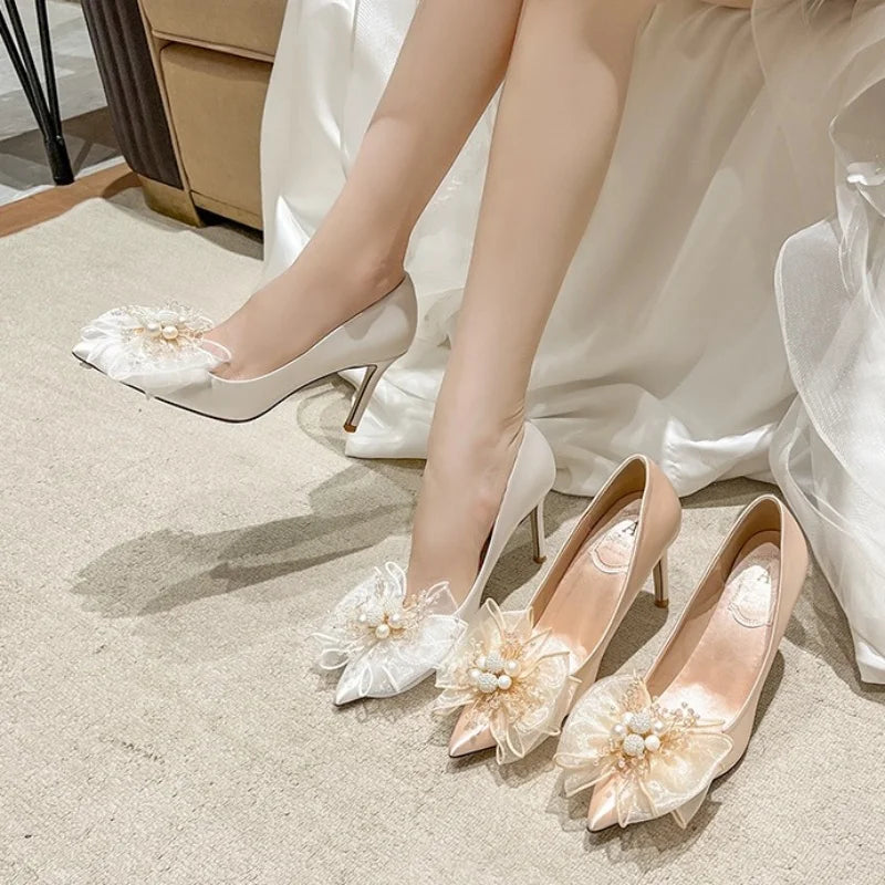 Sweet Bow Bridal Shoes