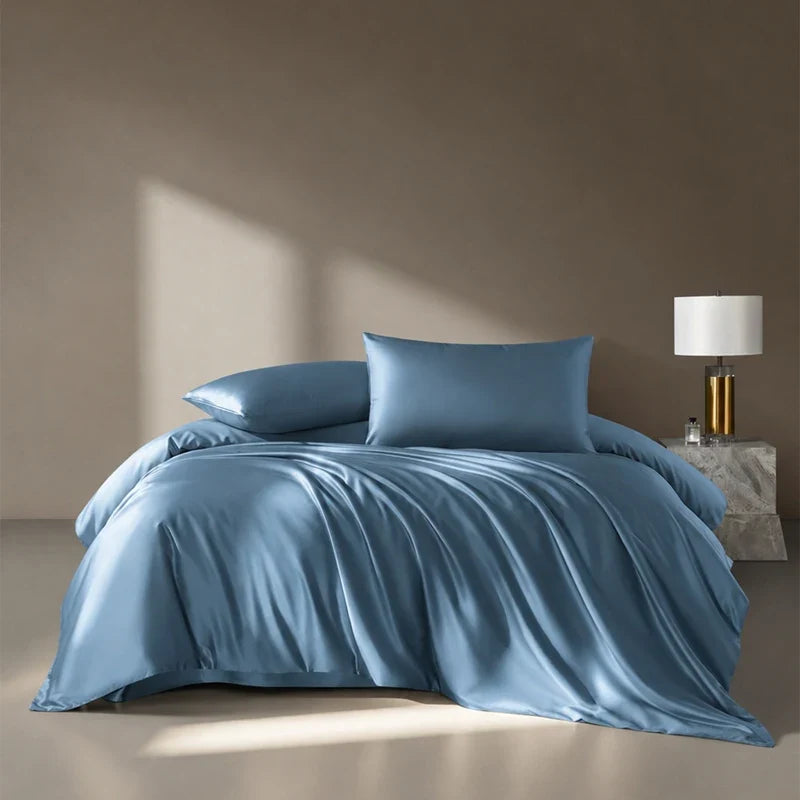 Hotel Style Solid Color Luxury 1000TC Egyptian Cotton Soft Bedding Set