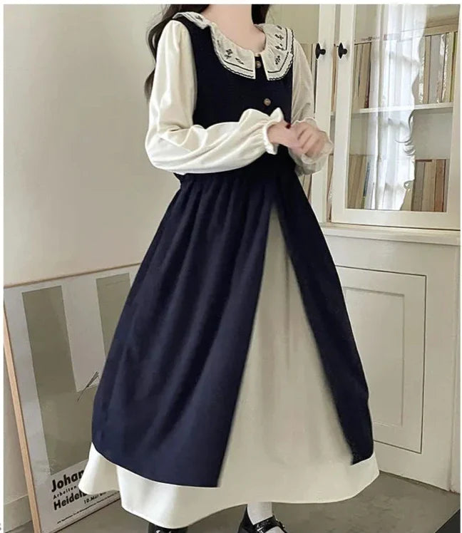 Broom Swamp 2-Piece Cottagecore Dress