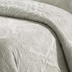 Luxury Style Comforter and Bedspread Set High Quality Anti Static Polyester with Pillowcases Breathable