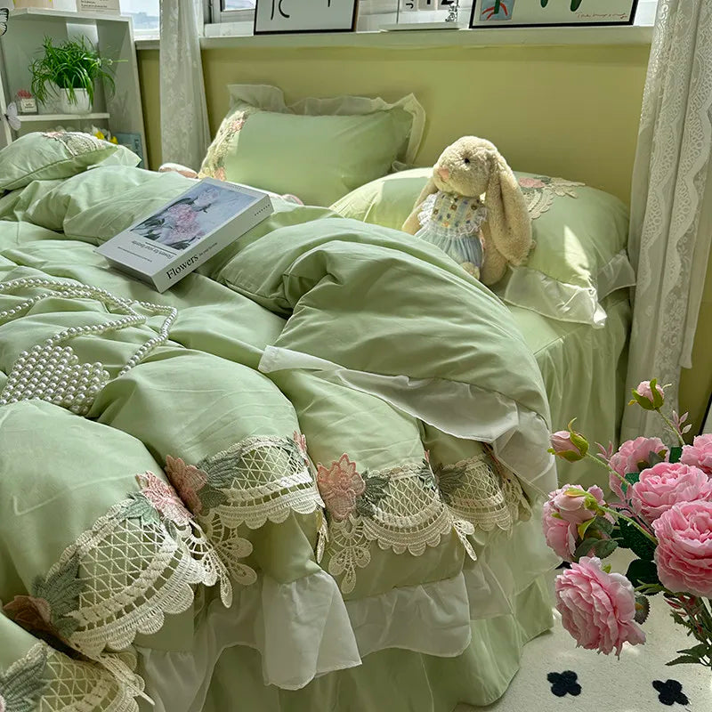 Korean Version of Princess 4piece Bedding Set