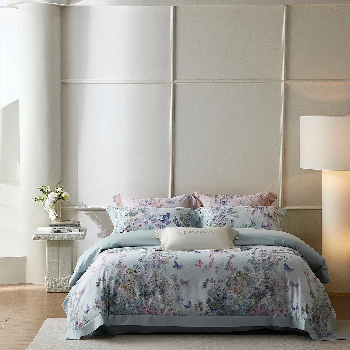 Vintage Oil Painting Style Rose Flowers Pattern Bedding Set