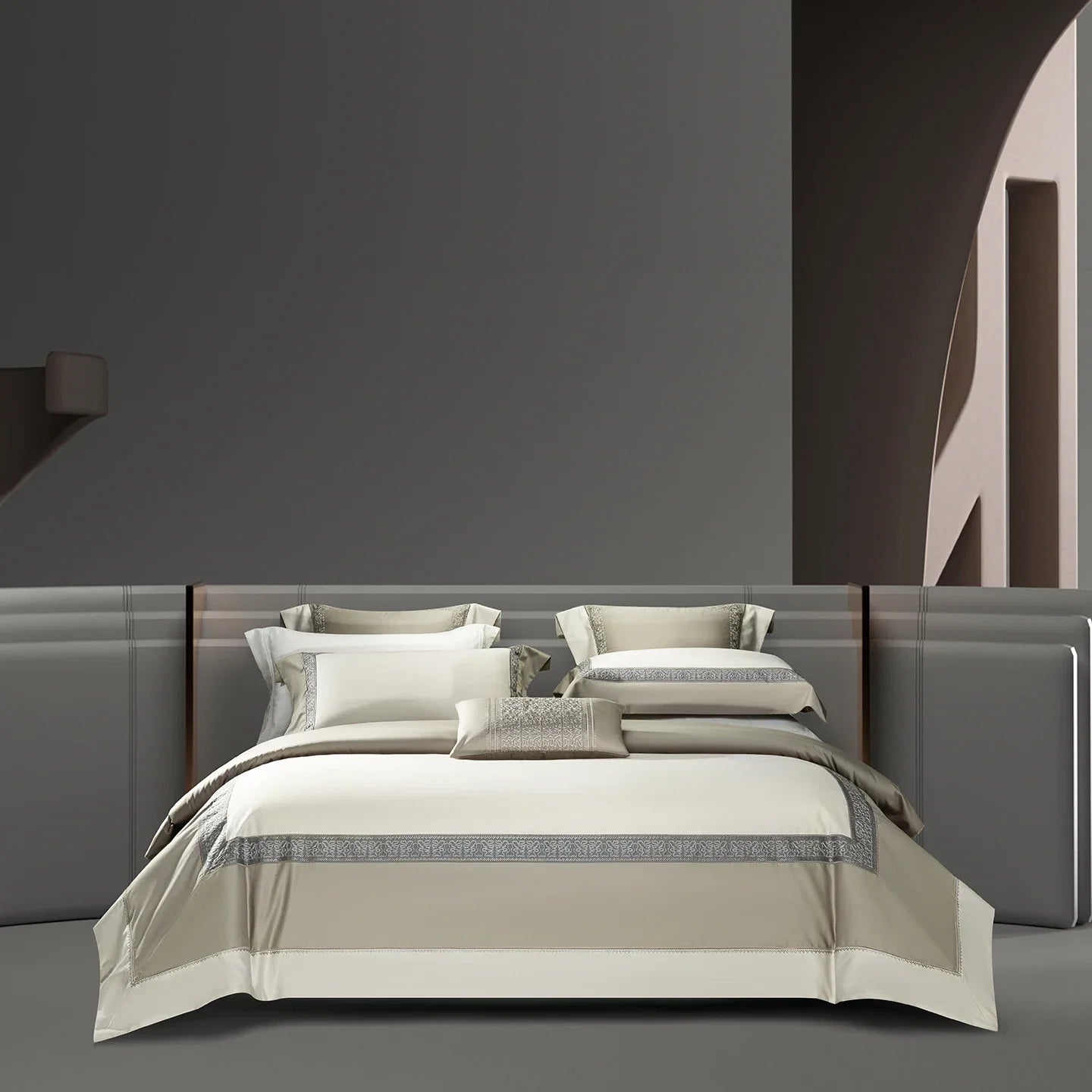 Premium 1200TC Egyptian Cotton Embroidery Luxury Hotel Style Bedding Set