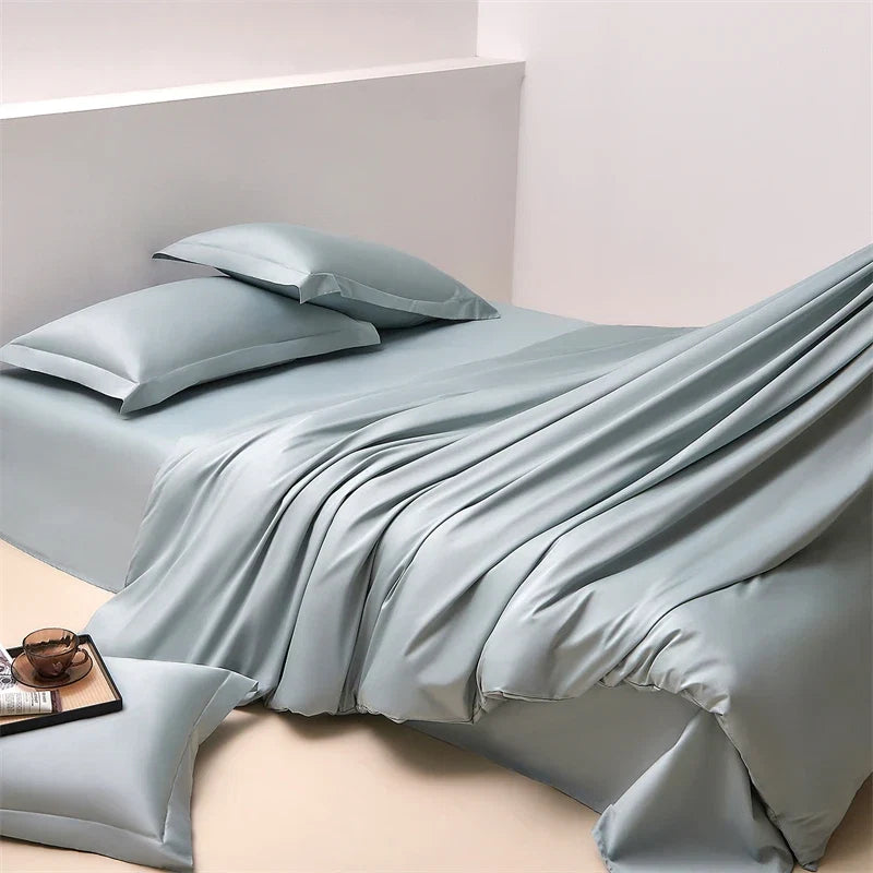 600TC Long Staple Cotton Luxury Solid Color Hotel Style Bedding Set