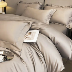 1000TC Egyptian Cotton Premium Solid Color Bedding Set