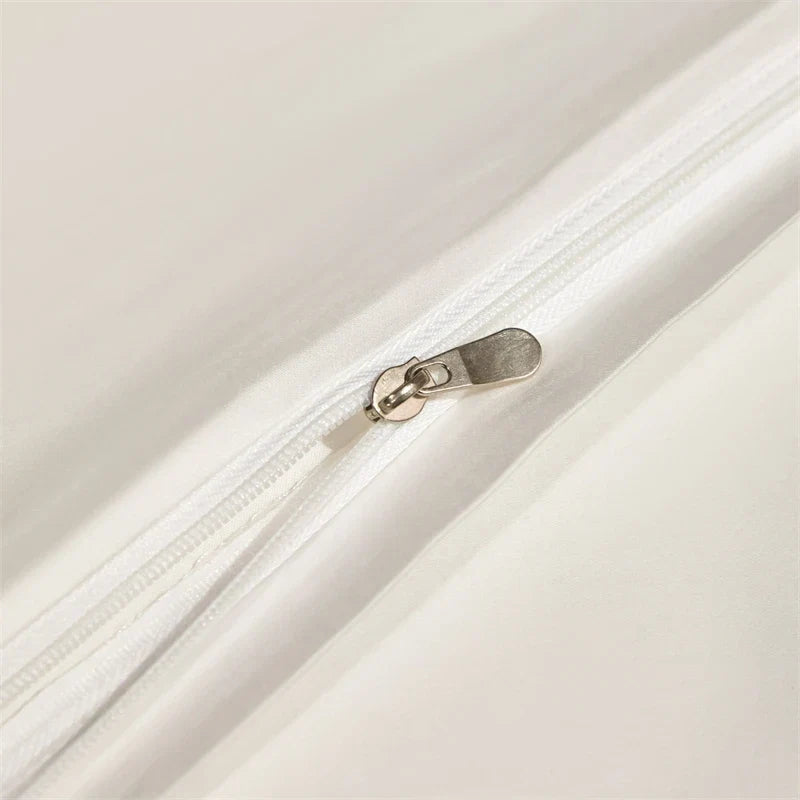 Hotel Grade Solid Color Luxury 1000TC Long Staple Cotton Soft Bedding Set