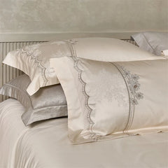 1000TC Egyptian Cotton Soft Silky Satin Jacquard Embroidery Luxury Bedding Set