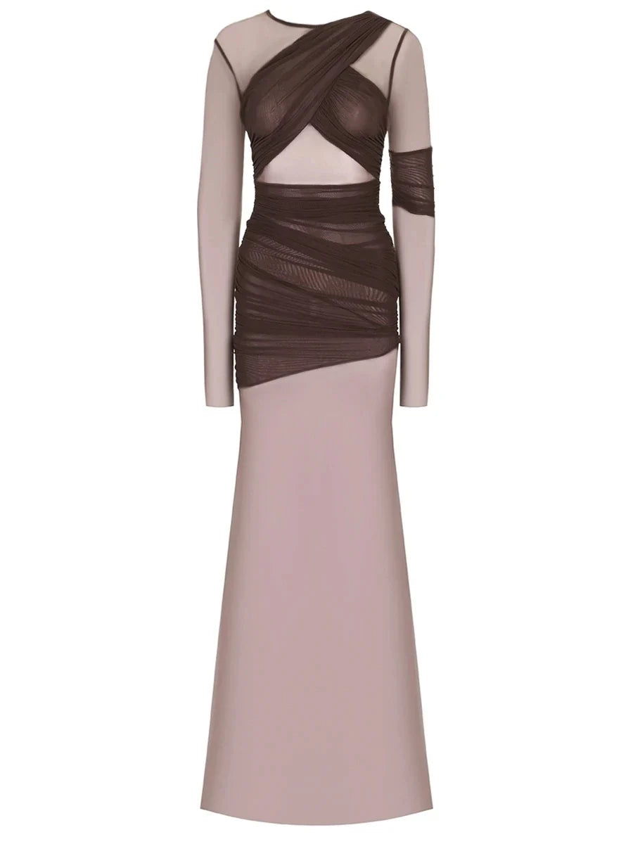 Heartbreakers Patchwork Maxi Dress