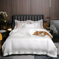 Premium 1000TC Egyptian Cotton Hollow Wide Edge Hotel Style Luxury Bedding Set