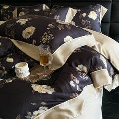 Blooming Flowers Pattern Bedding Set