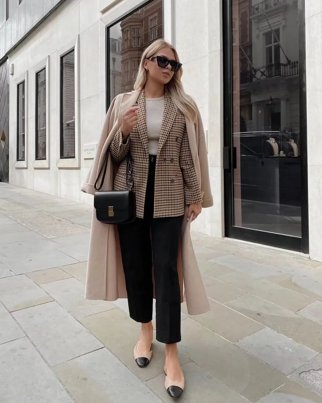 Plaid Harmony Easygoing Coat