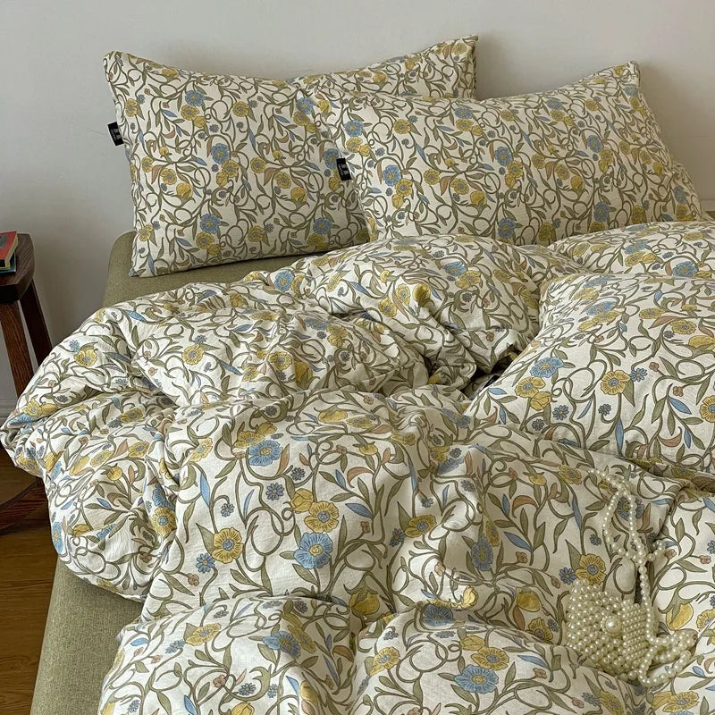 Bohemia Printed Linen-cotton Bedding Sets