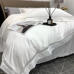1000TC Egyptian Cotton Luxury White Hotel Style Bedding Set