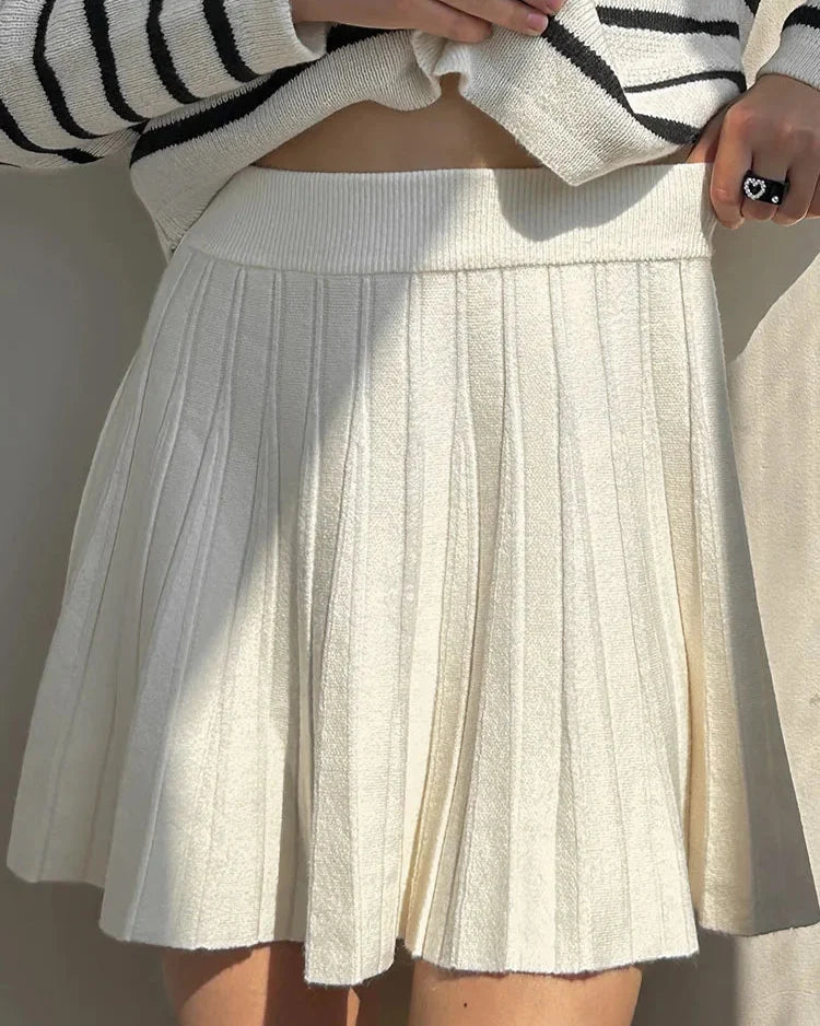 Doreen Mini Pleated A line Skirt