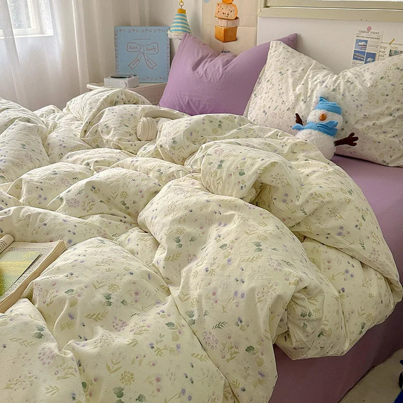 Korean Cute Girls Bedding Sets