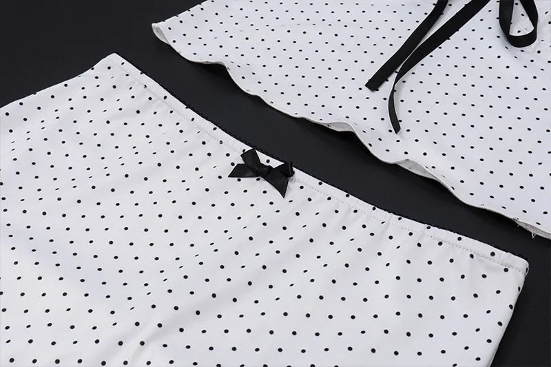 Penelope Polka Dot Bow Tie Set