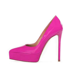 White Patent Leather Pumps