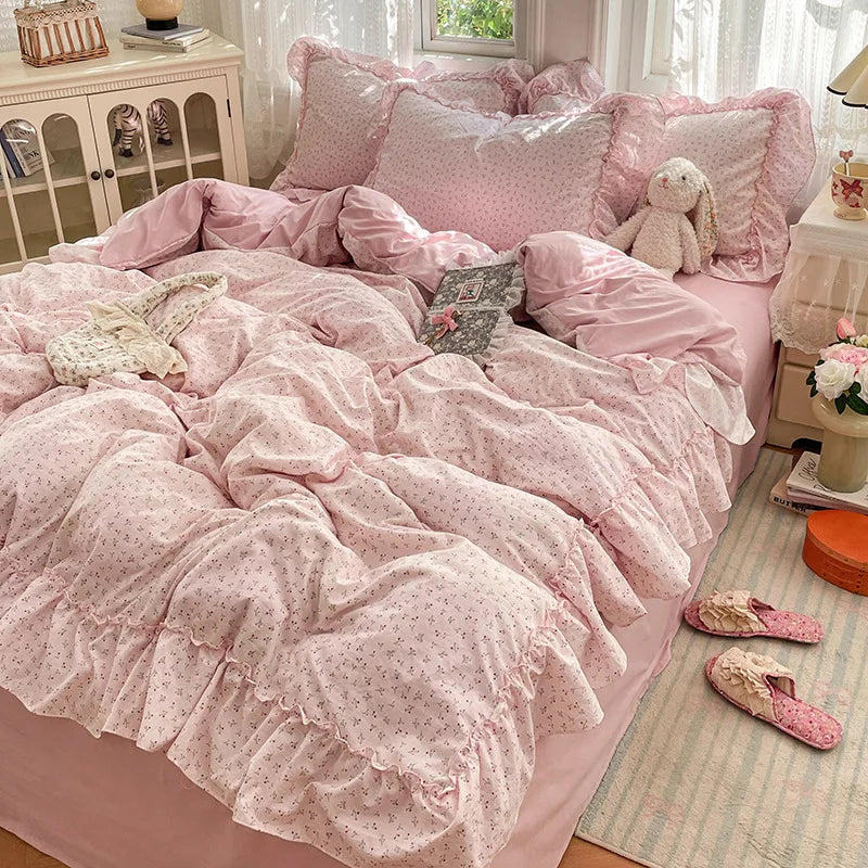Princess Style French Printed Bedding Set
