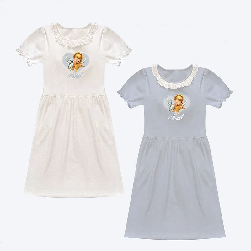 Blessed Babydoll Angelcore Dress