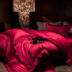 1000TC Egyptian Cotton Burgundy Luxury Bedding Set