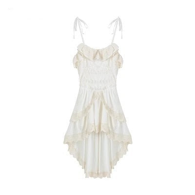 Frilly High Low Fairycore Mini Dress