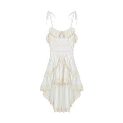 Frilly High Low Fairycore Mini Dress
