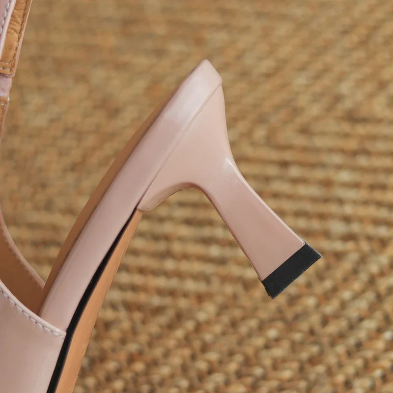 and bow elastic band high Heels