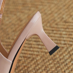 and bow elastic band high Heels