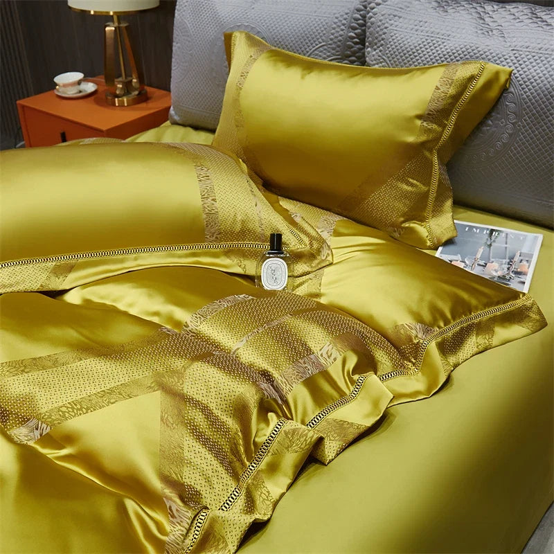 Modern Luxury Villa Egyptian Cotton Bedding Set