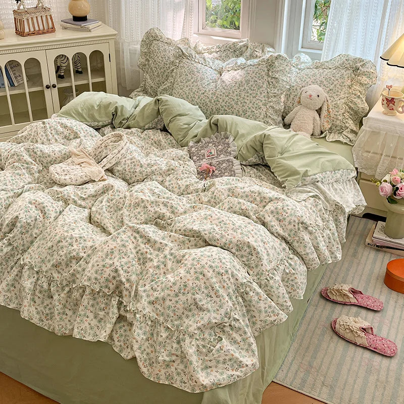 Princess Style French Printed Bedding Set