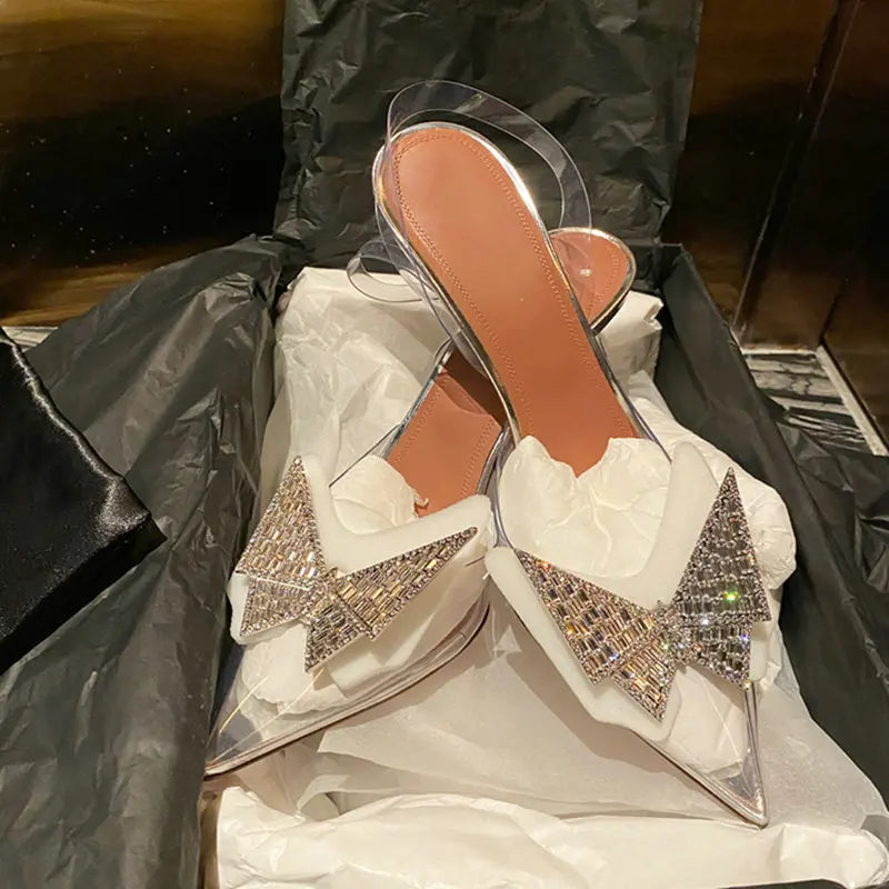 brand Rhinestones Bowknot Women Pumps