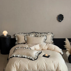 Premium 600TC Egyptian Cotton Jacquard Champagne Luxury Bedding Set