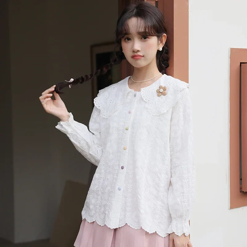 Kawaii Cottagecore Long Sleeve Shirt