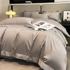 1000TC Egyptian Cotton Premium Solid Color Bedding Set
