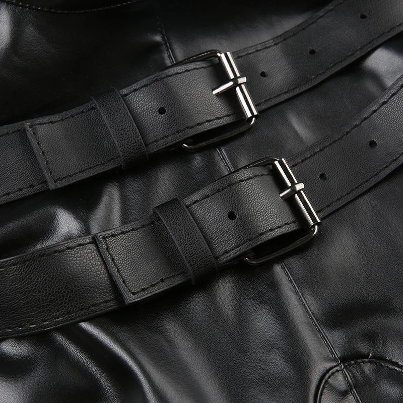 Mikella Leather Tank Top