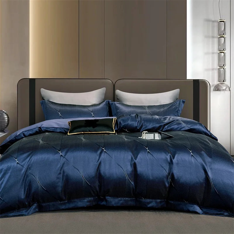 Modern Luxury Villa Egyptian Cotton Bedding Set