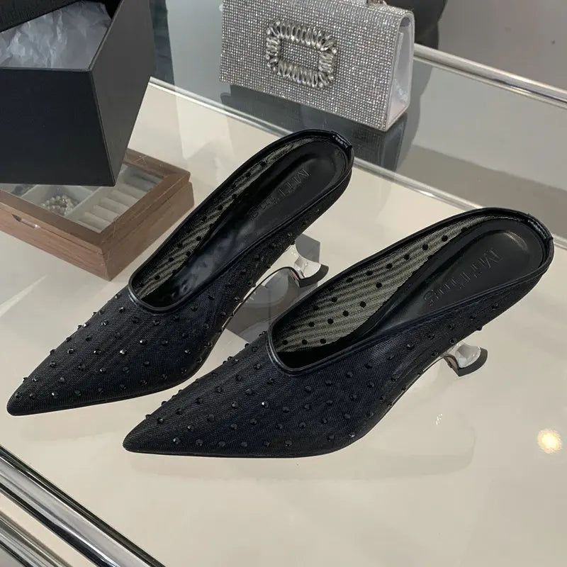 Niche Design Sense Temperament Pointed Shoes