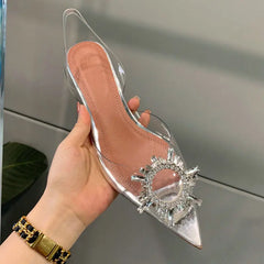 Transparent PVC Women Pumps