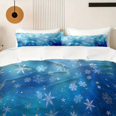 3 Pieces Duvet Cover Set with Pillowcases No Filler Christmas Gift Deer Snow AU EU US Single Double Size Girls Boys Bedding Set