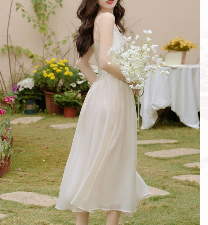 Glorious Kingdom Romantic Fairycore Vintage Princess Slip Dress