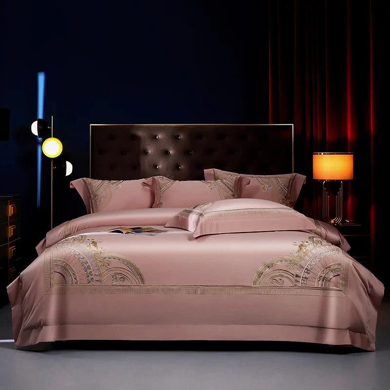 Premium 1400TC Egyptian Cotton Luxury Embroidery Bedding Set