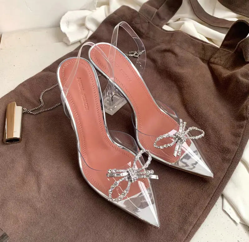 brand Rhinestones Bowknot Women Pumps
